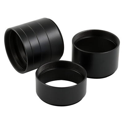Aluminium M48-M48 48mm x 0,75mm Schraubbefestigung Verlängerungsrohr Ring Adapter Gegenlichtblende