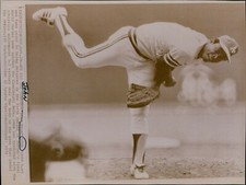 LG812 1972 Wire Photo HE WAS THE WINNER John Blue Moon Odom Oakland A's Baseball