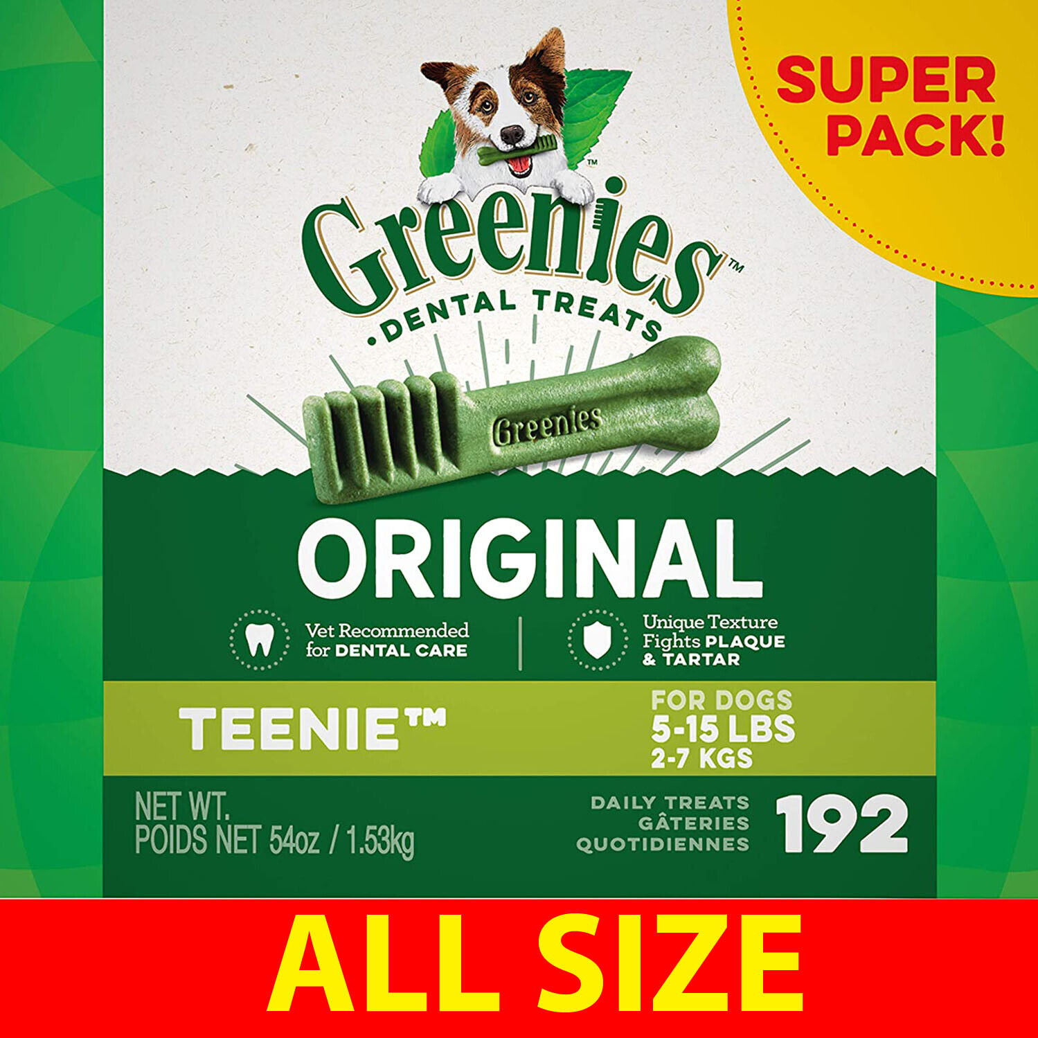 大決算セール 【在庫あり　即納】 Greenies Original Teenie Natural Treats Dog Dental