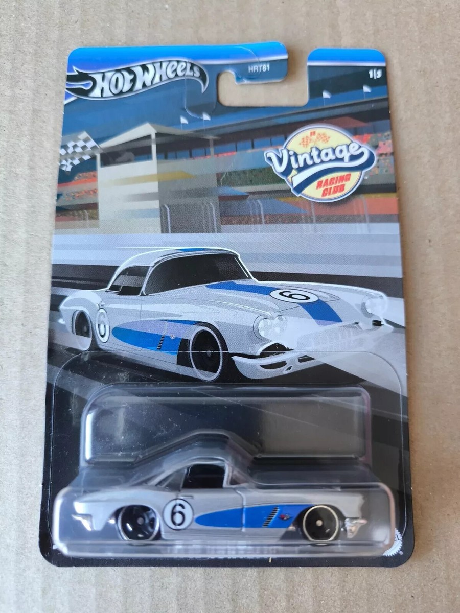 2024 Hot Wheels VINTAGE RACING CLUB 1962 CORVETTE GREY 1/5 HRT81