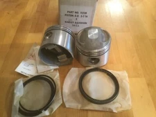 Harley Davidson Forged TRW 74" 3-7/16 .060 piston/ ring set shovelhead panhead k