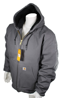 New CARHARTT J140 Men's Large Tall Gray Hooded Warmest Rating