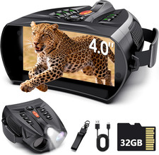 Night Vision Goggles for Adults, 4K Night Vision Binoculars with 5000mAh Battery