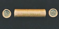 Australia: 1988 First $2 HH Mint Roll, Choice/GEM UNC. Highly Sought After