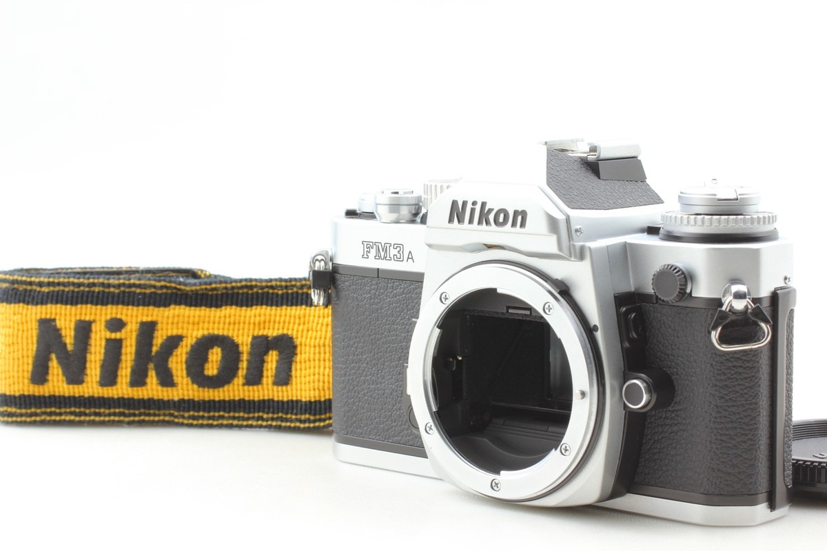 S/N 291xxx [Top MINT w/Strap] Nikon FM3A Silver 35mm Film