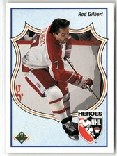 1990-91 UPPER DECK FRENCH #512 ROD GILBERT NEW YORK RANGERS