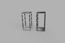 10 Inch 10U Server Cabinet Mini Rack Buildable –(read description)