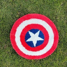Captain America Shield Rug