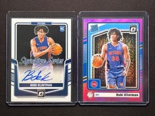 2024-25 Donruss Optic Signature Series Rookie Bobi Klintman #SS-BOB Lot Pistons