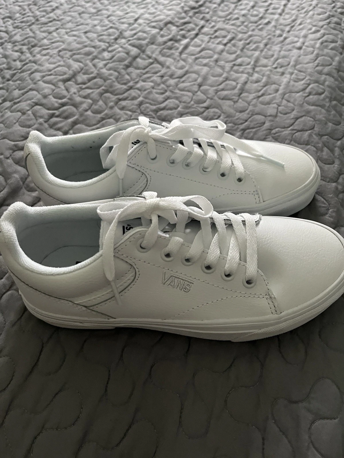 Scarpe Vans donna bianche seldan in gomma