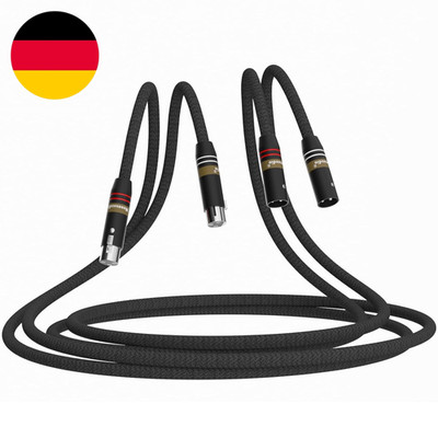 Monosaudio High-End Xlr-Kabel 1,5M A202X, 5N OFC Versilbert Kupfer, 3-Poliges Sy