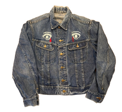 Vintage 60's Lee 101-J Sanforized Denim Jean Jacket Workwear USA