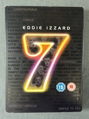 Eddie Izzard 7 DVD Box Set Comedy Collection Stand Up Sammlung 12