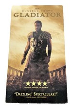 Gladiator VHS Tape 2000 Movie Russell Crowe DreamWorks 2h35m Runtime