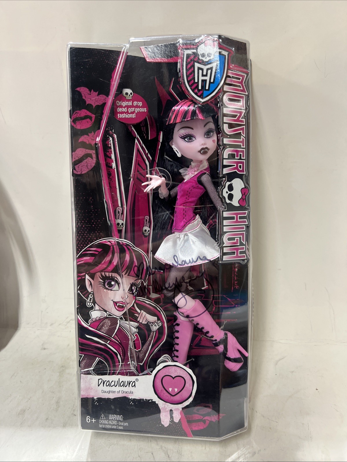 Monster High Original Ghouls - Draculaura Doll 2014 NRFB Signed Debi Derryberry