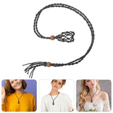  2 Pcs Ciondolo Porta Pietra Cordoncini Per Collana Con Gabbia Di Cristallo
