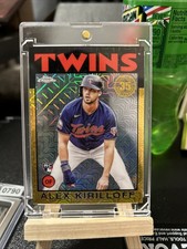 2021 Topps Silver Pack Alex Kirilloff 86TC-31 1986 Topps RC Gold Refractor /50
