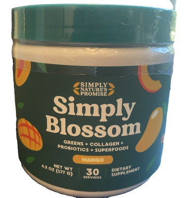 Simply Blossom Nutrition Daily Greens & Superfood Powder + Collagen + Probiot...