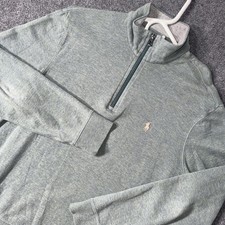 Polo Ralph Lauren Sweater Mens Small Quarter Zip Pullover 1/4 Zip Small Pony