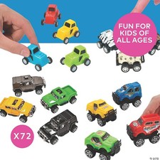 Exciting Mini Pull-Back Car  Truck Assortment - 96 Pc. for Fun Events