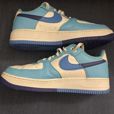 Nike Air Force 1 07 LV8 'Split Light Photo Blue' White DZ2522-100 Men's 9