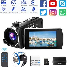 4K Camcorder Video Camera 64MP Vlogging Camera Youtube Video Recorder Cameras AU