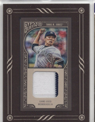 2015 Topps Gypsy Queen - Masahiro Tanaka - Mini Framed Relics #GMR-MT Jersey