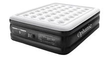 Ophanie Queen Air Mattress, 18-Inch Elevated Inflatable Bed with Built-in Pump