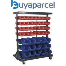 Sealey TPS94 Mobile Bin Storage System with 94 Bins 