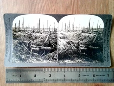 Keystone WWI Red Fields of Slaughter France Stereoview V18830 Historic