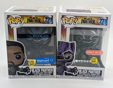 Funko Pop! Marvel Black Panther #273 Alternate Art Exclusives Glow GITD - 2 Pack