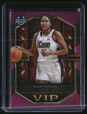 2025-26 Bowman #VIP-5 Sarah Strong Very Important Prospects Fuchsia #/199