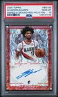 2025 TOPPS SIGNED & SEALED RED HOLO FOIL #BSI-SS SHAEDON SHARPE 4/5 PSA 10