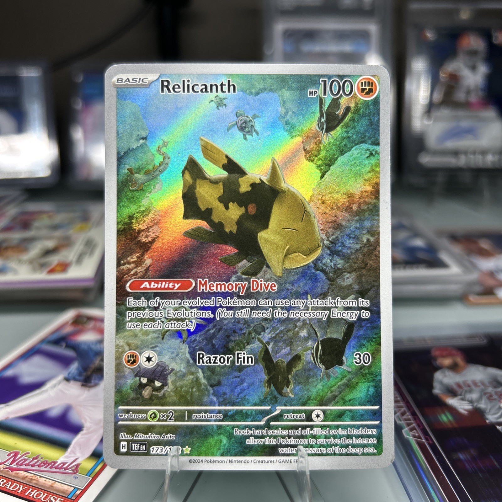 Relicanth - 173/162 - SV05: Temporal Forces (TEF) Near Mint