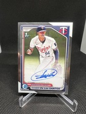2024 Bowman Chrome Daiber De Los Santos 1st Prospect Chrome Auto BJCHR