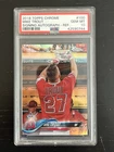 2018 Topps Chrome Mike Trout Image Variation Refractor PSA 10 Signing Auto #100