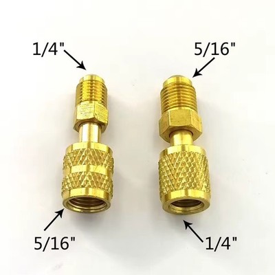Adapter M 5/16 X F 1/4 SAE Klimaanlagen R32/R410a Kältemittel Klima Befüllung