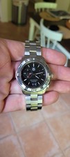 Tag Heuer WAP111Z.BA0831 Mens Aquaracer Alarm Watch Black Silver Stainless Steel 5