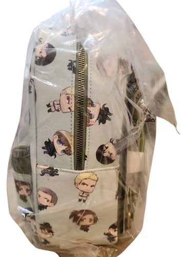 Attack on Titan Chibi Characters Mini Backpack Bag Purse Bioworld NWT READ - Picture 5 of 8