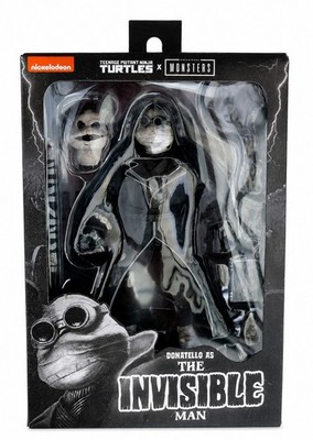 TMNT x Universal Monsters Donatello Invisible Man Boxed Figure