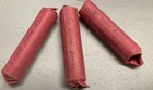3 Rolls of Mixed dates wheat backs in vintage rolls **144 coins**    Box 173
