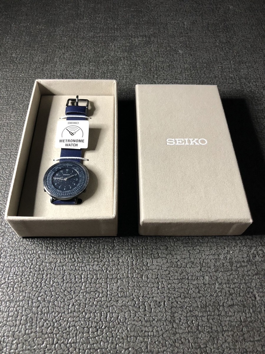 SEIKO Metronome Watch Navy SMW004A Standard Line Genuine With Box