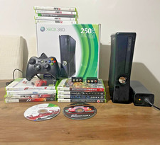Xbox 360 S Slim 250Gb Console Bundle + 15 games