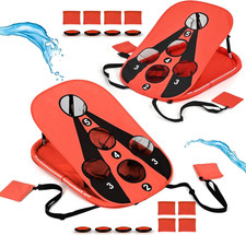 Dual-Purpose Pool Cornhole Board Set - Fun Beach Lawn Games for Adults
