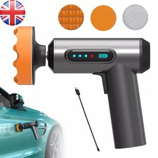 Car Polishing Machine Cordless Car Buffer Polisher USB Charging LED Display UK