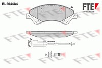FTE Bremsbelagsatz Scheibenbremse 9010630 FüR Ford Transit Bus Tourneo Connect