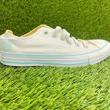 Converse Chuck Taylor All Star Womens Size 7.5 White Athletic Shoes Sneakers