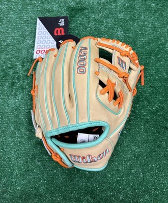 Wilson A2000 11.5'' DP15 Infield Baseball Glove Pedroia Fit - Blonde Seafoam