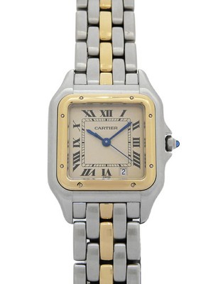 CARTIER Panthère De Cartier Watch Mm 1 Row 83083241 Unisex Used Watch #5104