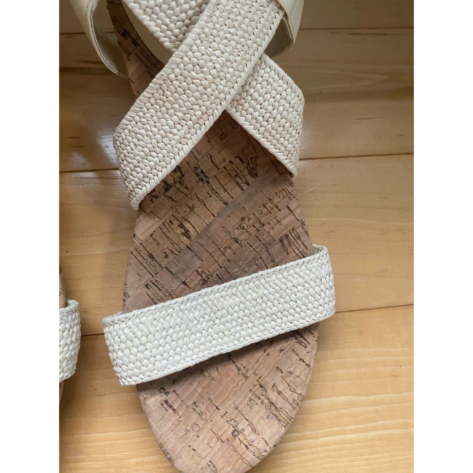 Sandalias de cuña de corcho bajo talla 7,5 Foto 4 de 4